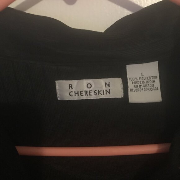 Ron Chereskin half zip shirt, new condition, never worn, black. - Picture 6 of 7